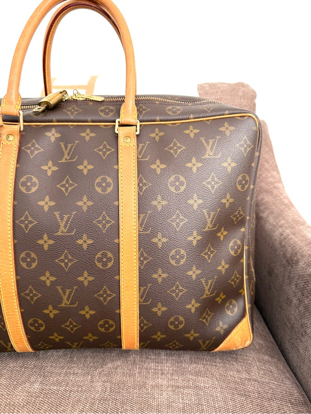Authentic Louis Vuitton Sirius 45 travel bag brown monogram M41408 LV unisex - Picture 5 of 16